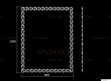 Mirrors and frames (RM_0846) 3D models for cnc